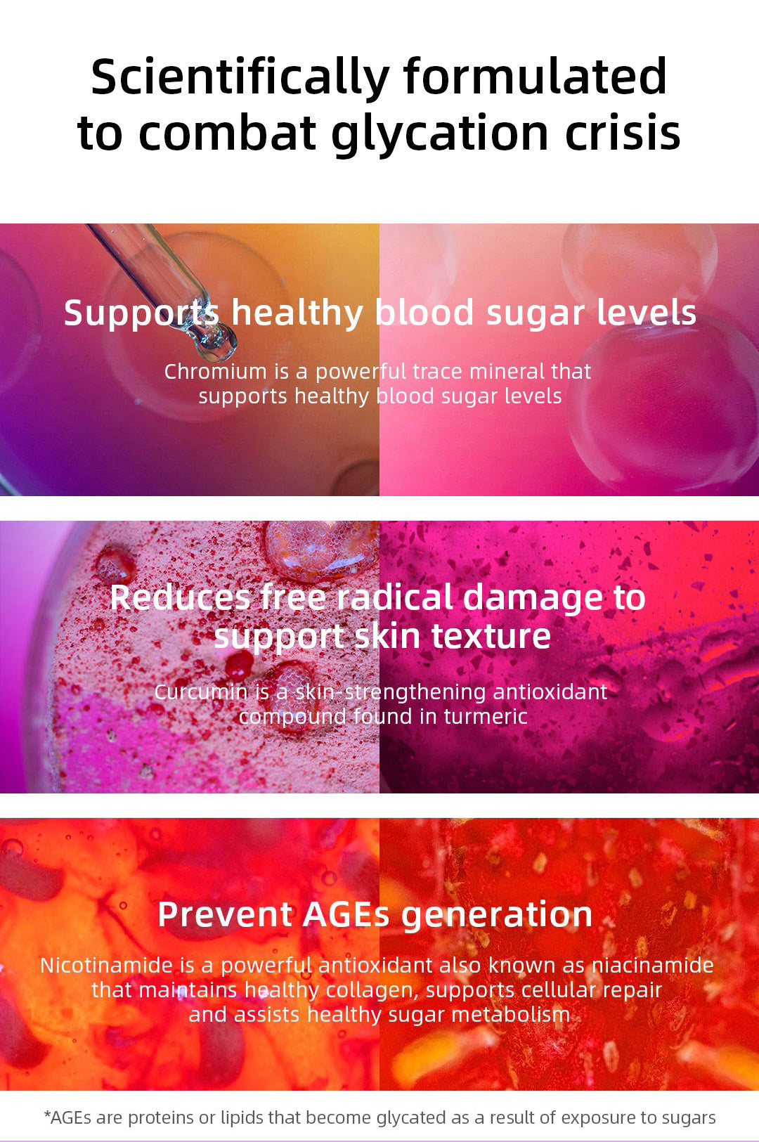 Vida Glow Anti-G-Ox Powder-helps the skin effectively defend against glycation, oxidation and inflammation