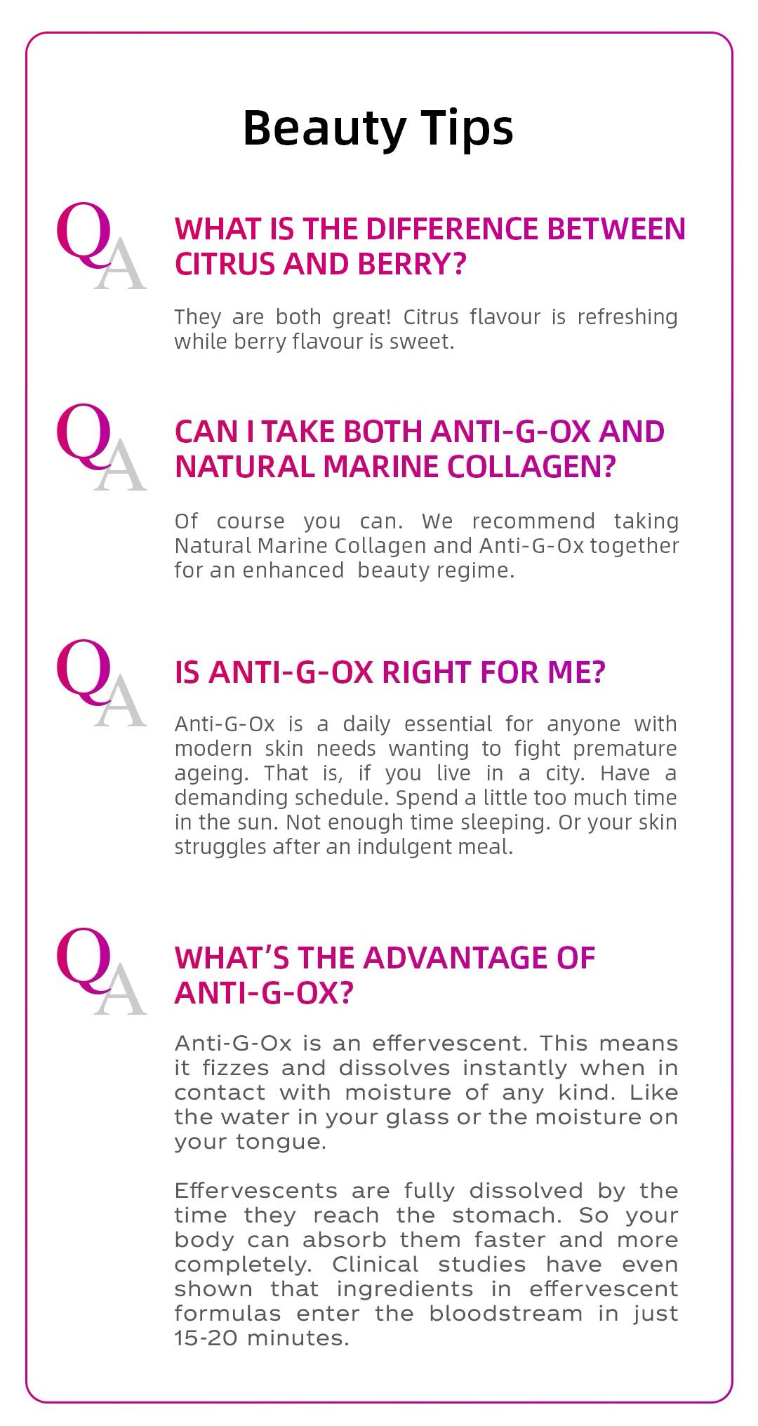 Vida Glow Anti-G-Ox Powder-helps the skin effectively defend against glycation, oxidation and inflammation