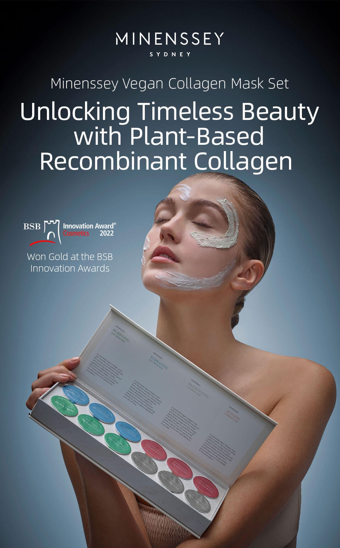 Minenssey Vegan Collagen Mask Set