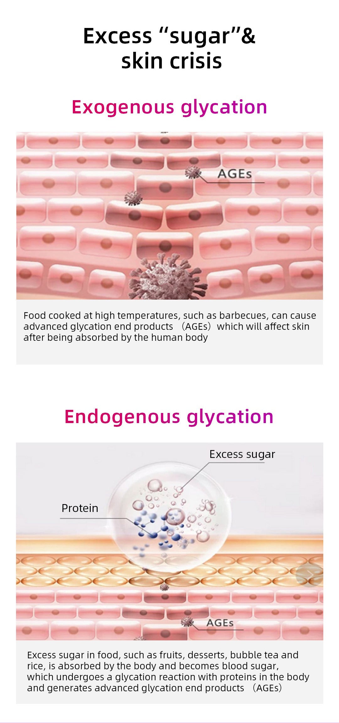Vida Glow Anti-G-Ox Powder-helps the skin effectively defend against glycation, oxidation and inflammation