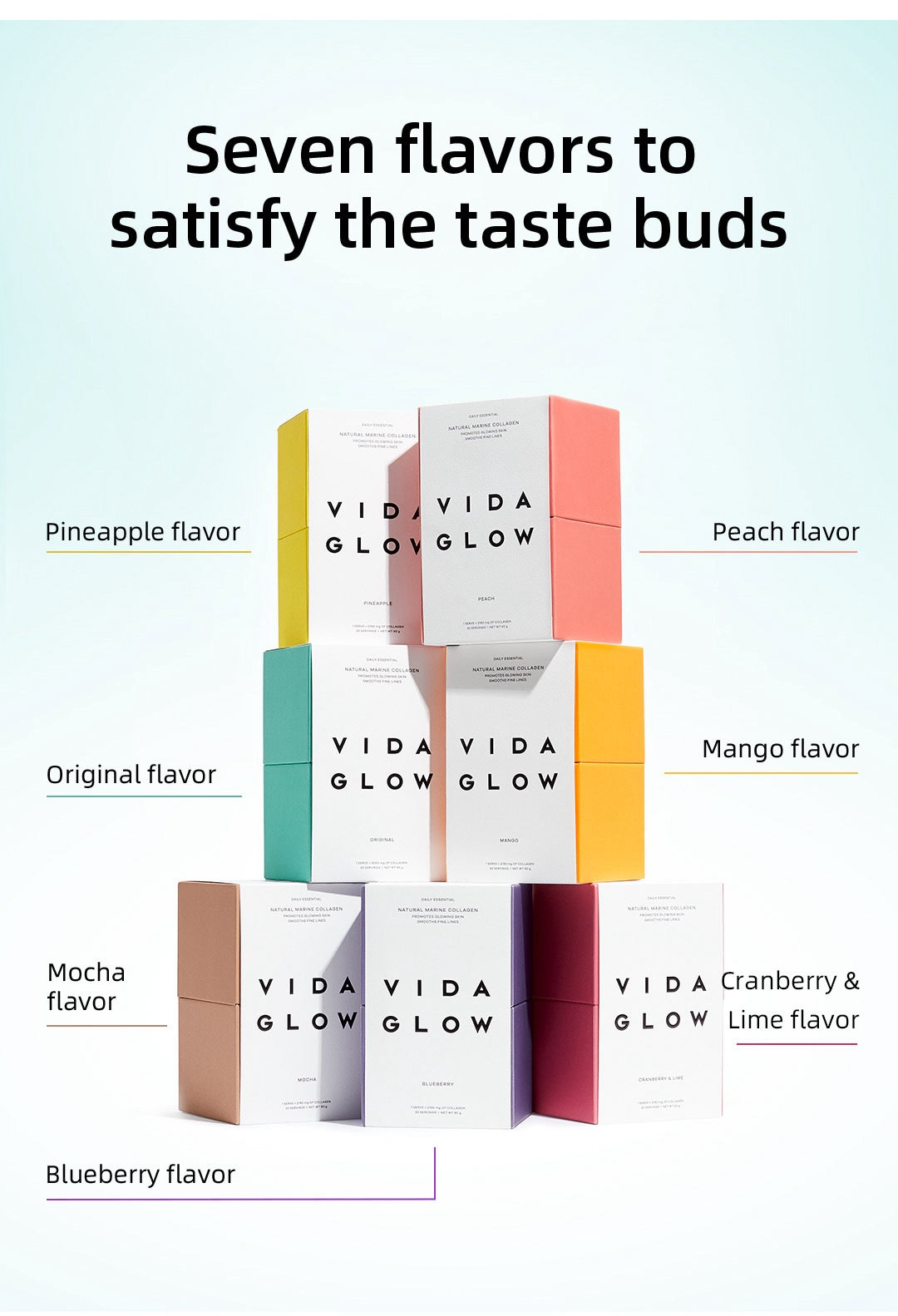 Vida glow natural marine collagen