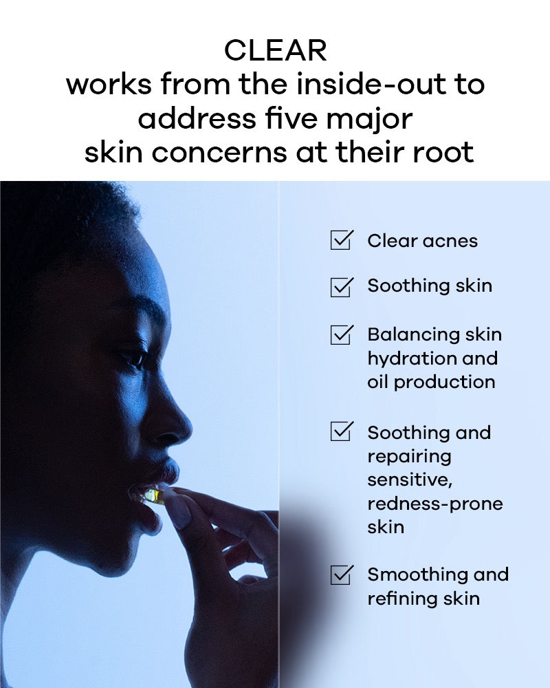 Vida Glow Clear Capsules -Deeply cleans the skin