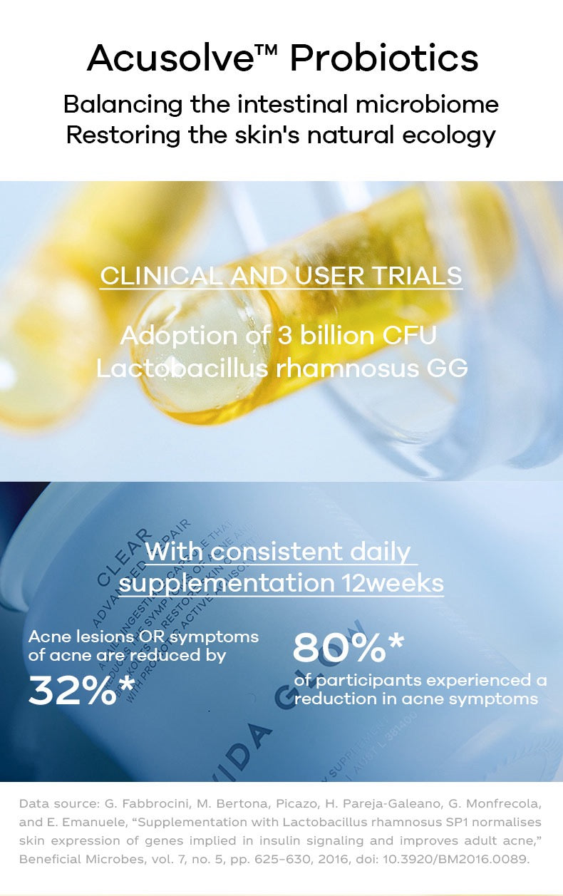Vida Glow Clear Capsules -Deeply cleans the skin