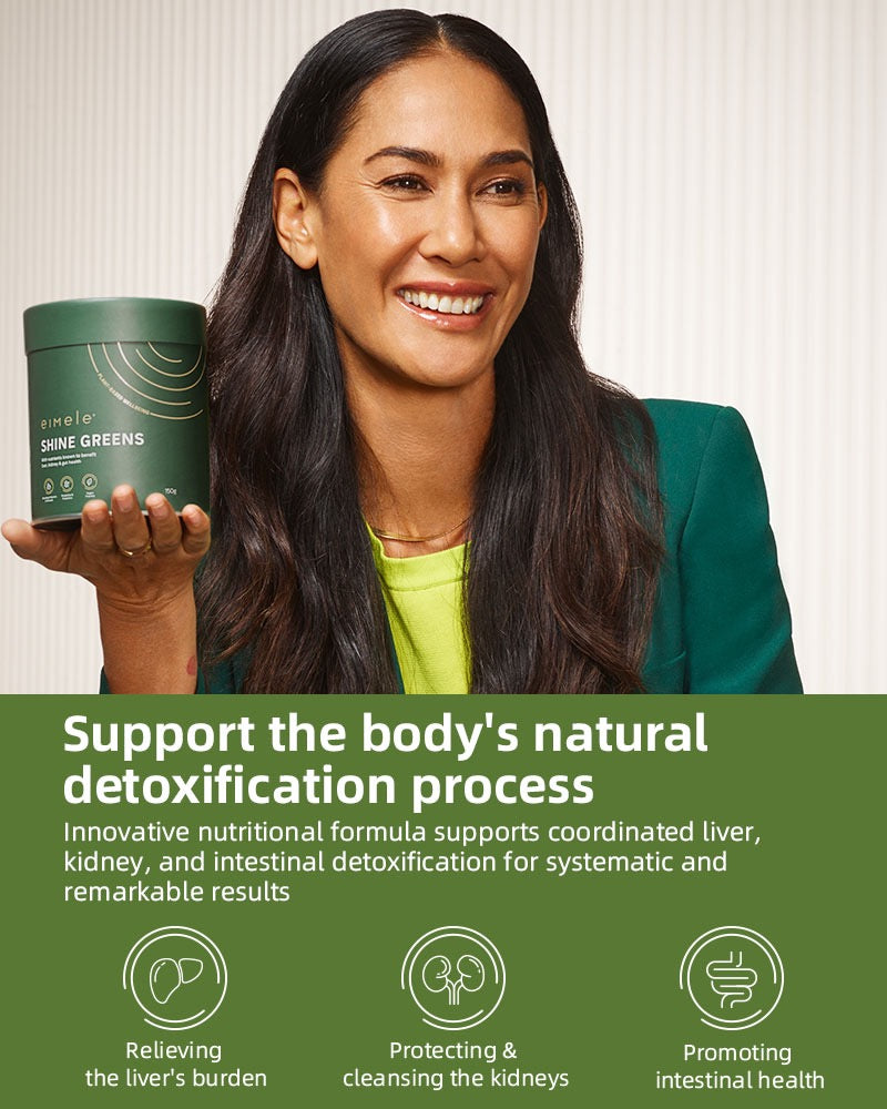 Nutritional detox Shine Greens healthy diet