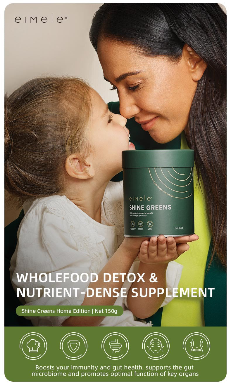 Nutritional detox Shine Greens healthy diet