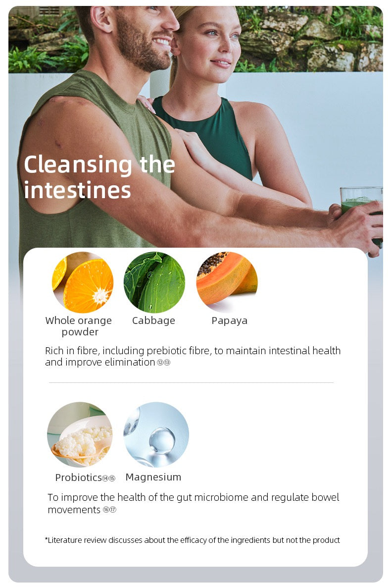 Nutritional detox Shine Greens healthy diet