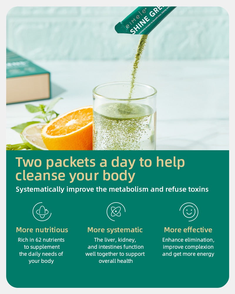 Eimele Shine Greens healthy diet