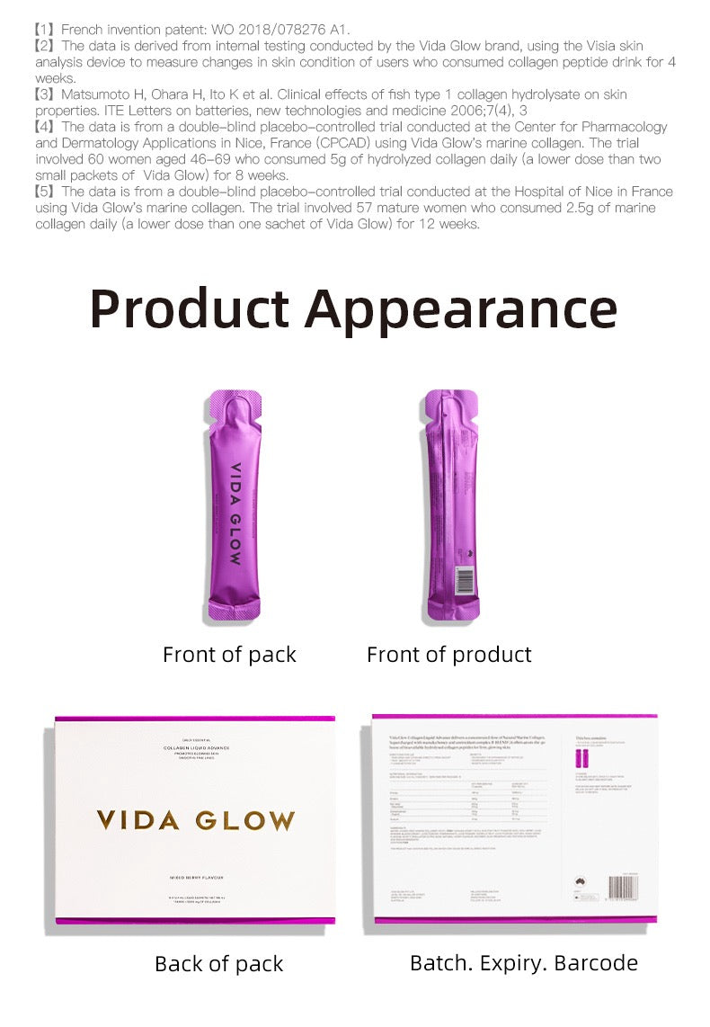 【NEW】Vida Glow Collagen Liquid - Intensive collagen supplementation