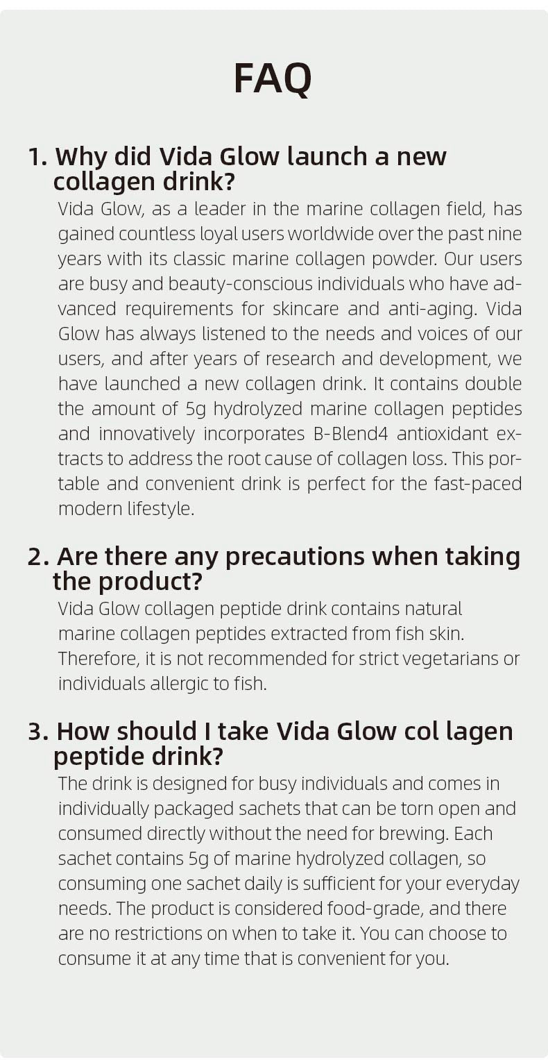 【NEW】Vida Glow Collagen Liquid - Intensive collagen supplementation