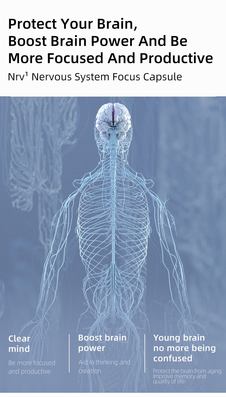 SRW Nrv¹ Nervous System Focus Capsule Relieve brain overuse