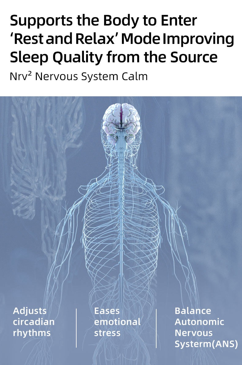 SRW Nrv² Nervous System Calm capsules rediscover quality sleep at its source