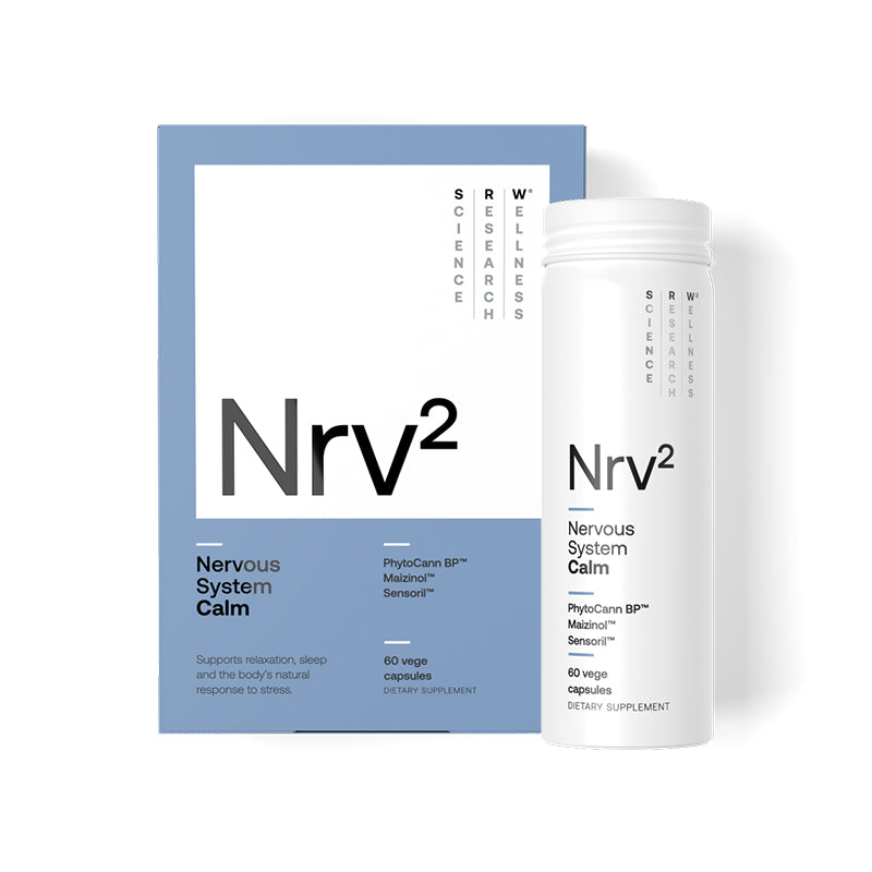 SRW Nrv² Nervous System Calm capsules rediscover quality sleep at its source