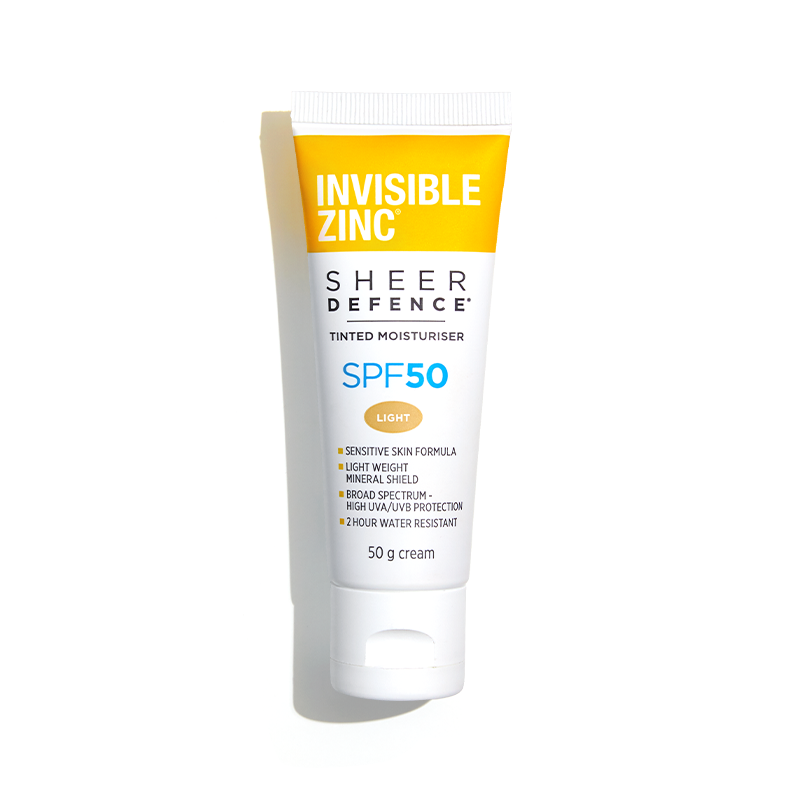 INVISIBLE ZINC Clear High Power Physical Sunscreen SPF50