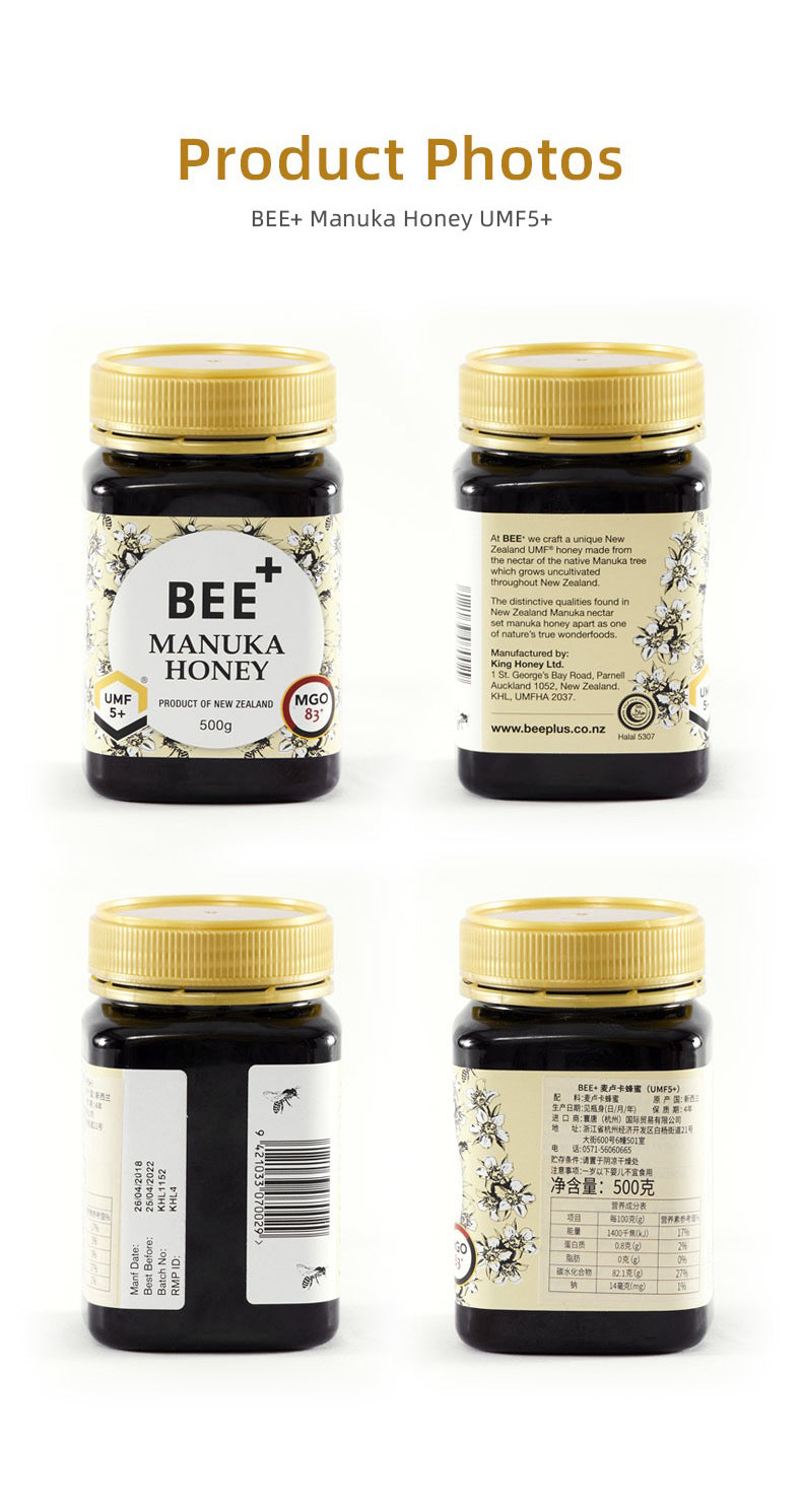 BEE+ Manuka Honey UMF5